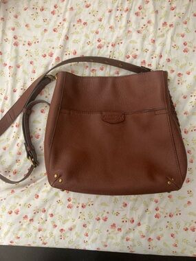 American Leather Co Triple Entry bag in Brandy